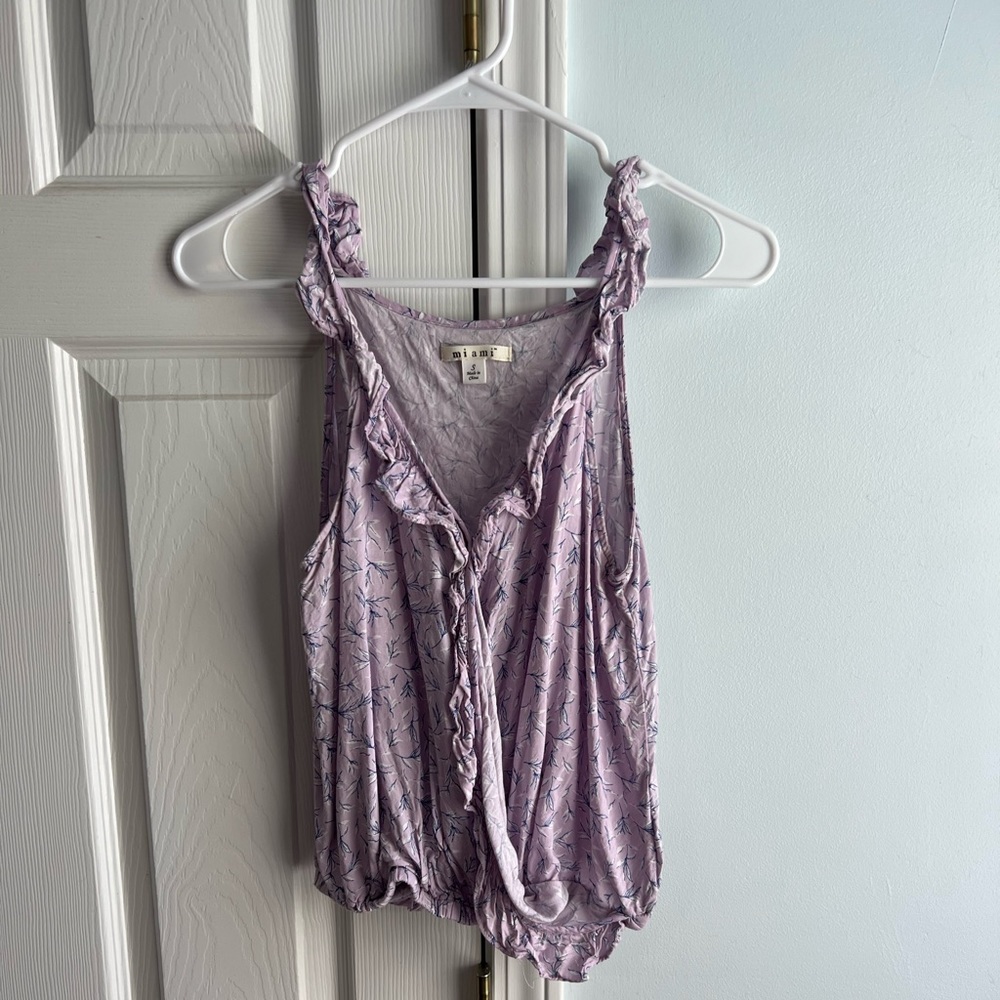 Purple top from Francesca’s.
